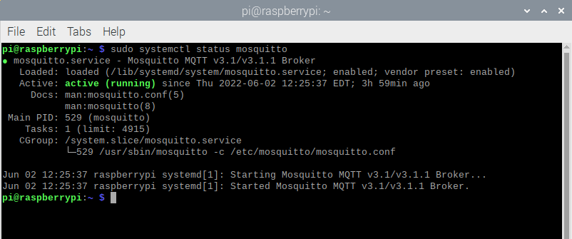 mqtt raspberry pi 3