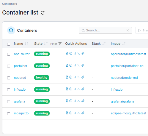 opc router tutorial portainer 23