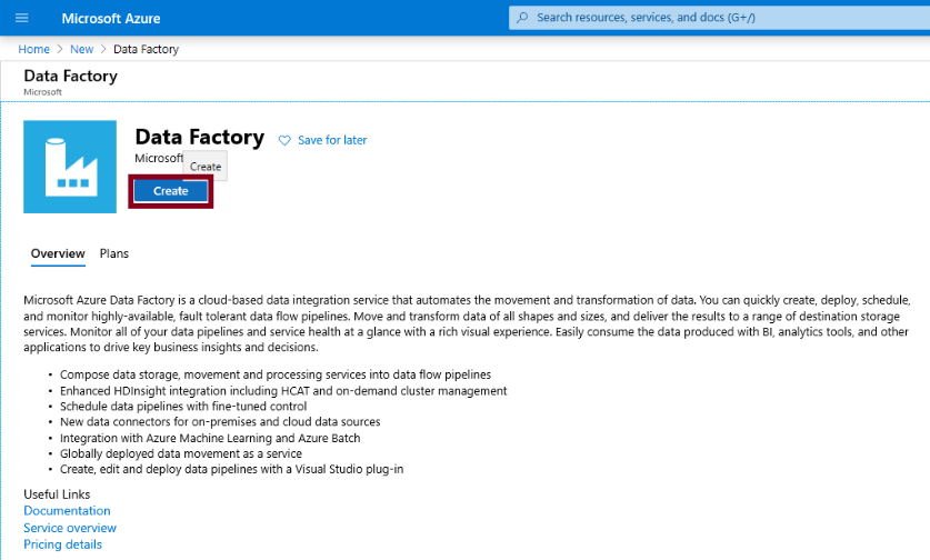 sql server data factory 7